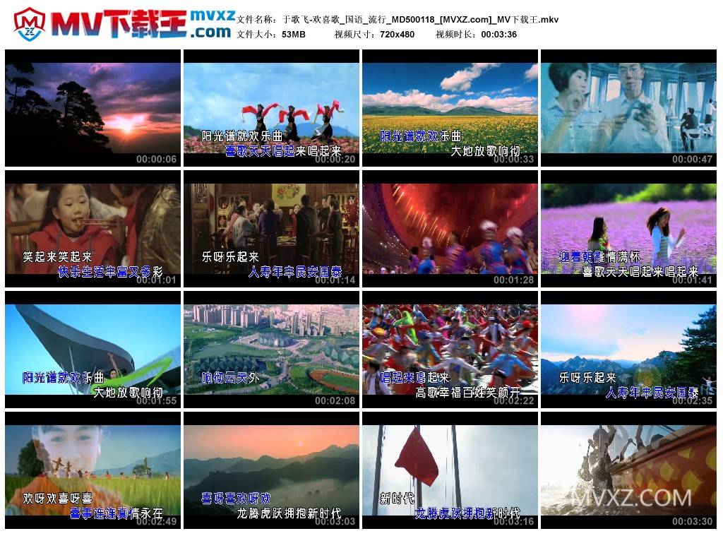 于歌飞-欢喜歌_国语_流行_MD500118